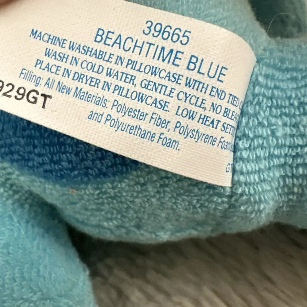 Tyco Blues Clues Beachtime Blue Plush Stuffed Animal Figure 1998 Vintage